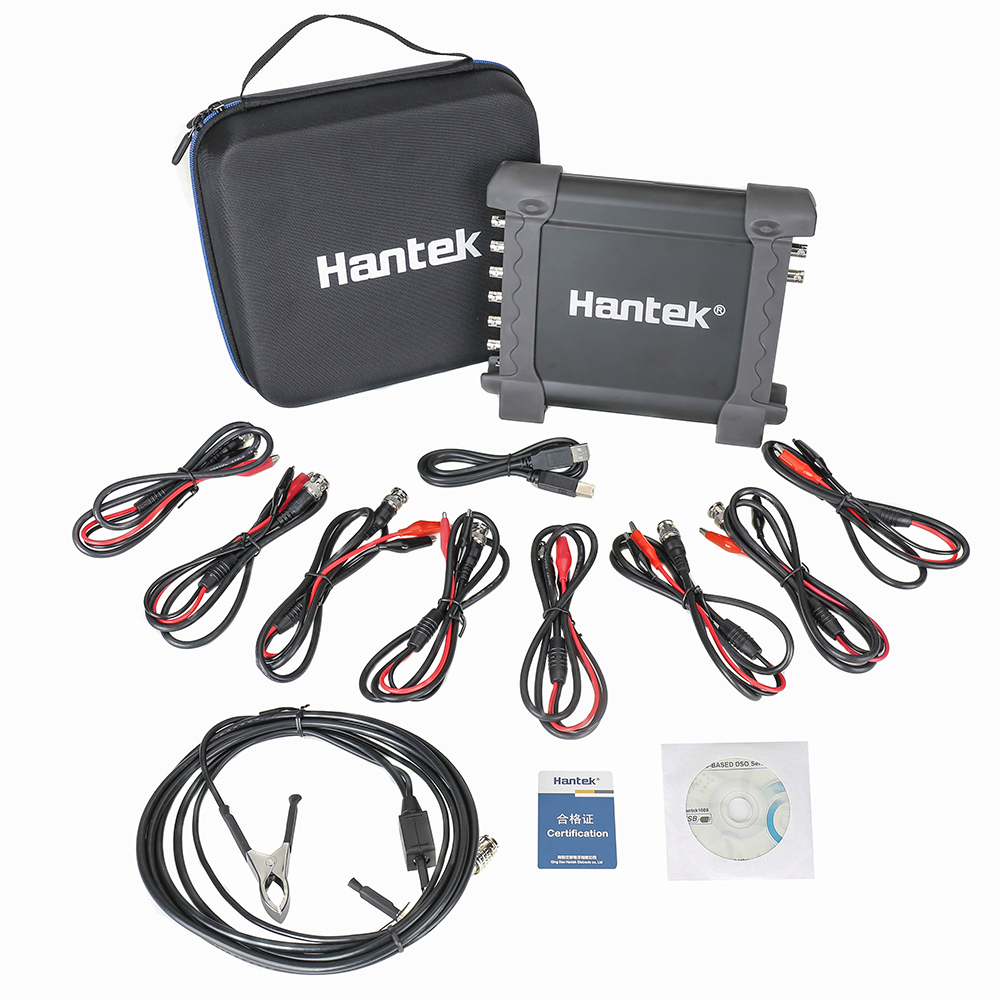 Hantek 1008C 새로운 도착 8CH 자동차 진단 PC 자동차 진단 디지털 오실로스코프 USB 2.0 프로그램 생성기